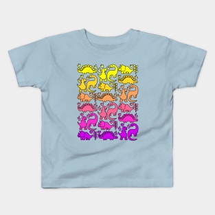 Pretty Dinosaurs Kids T-Shirt